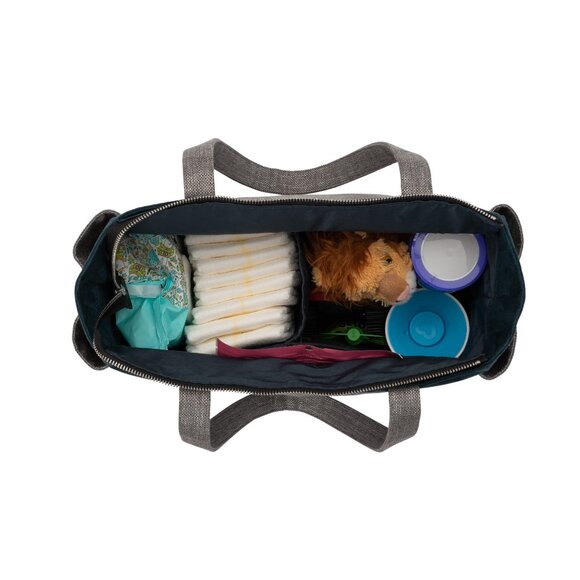 mBretts Tote - Small, black with grey trim - Picture 1 of 5